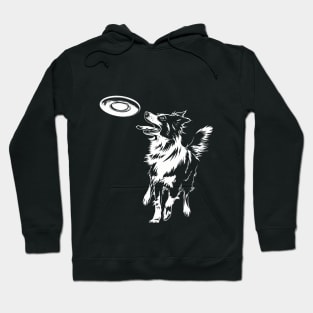 Border Collie Frisbee / Disc Hoodie